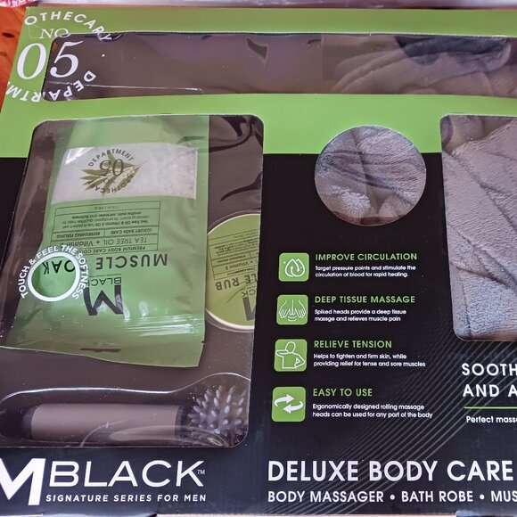 MBLACK SIGNATURE SERIES COMPLETE FOR MEN DELUXE BODY CARE COLLECTION